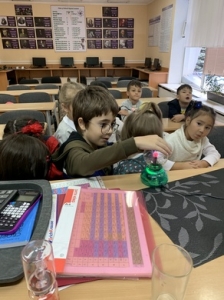 School tour for first-graders